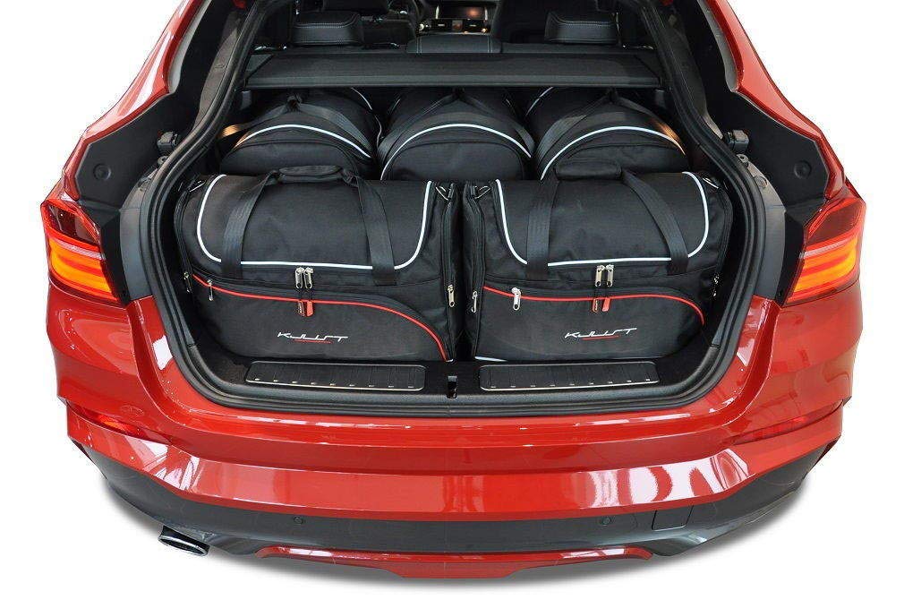 KJUST Dedizierte Kofferraumtaschen 5 stk kompatibel mit BMW X4 F26 2014-2017