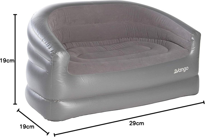 Vango Aufblasbares Camping-Sofa. Grau, Grau