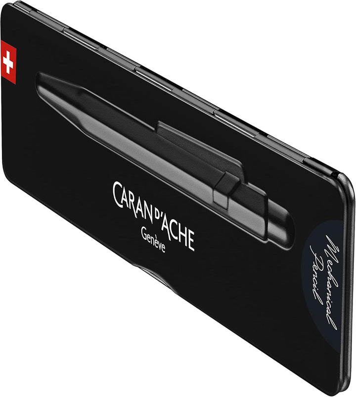 Caran d'Ache 844 Druckbleistift, 0,7 mm, Schwarz, 7630002349376, Einheitsgrösse, 1 Stück (1er Pack)