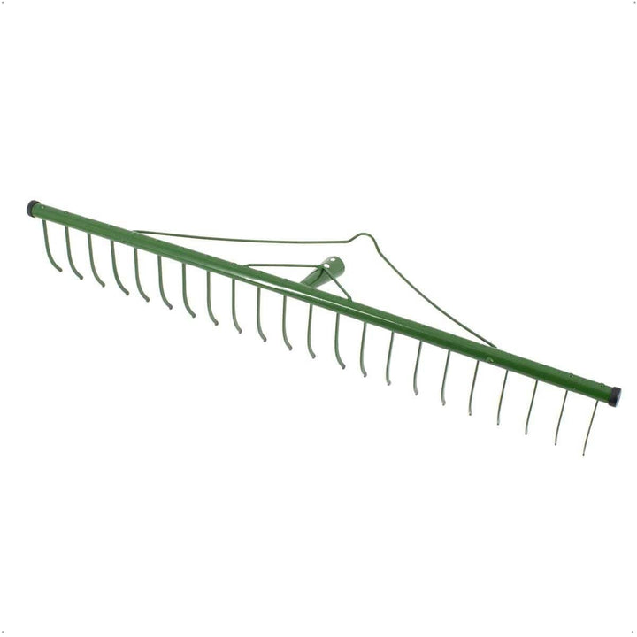 Rekord Heurechen mit 22 Zinken Breite 80 cm aus Stahl, pulverbeschichtet - ohne Stiel, Laubrechen, R