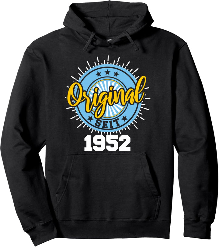 72. Geburtstag Mann Frau 72 Jahre 1952 Deko Lustig Geschenk Pullover Hoodie