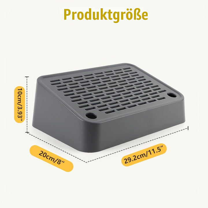 Katzenstreu Rampe, Katzentreppe/Katzentoilettenrampe/Katzenfänger Litter Trapper mit Filterfunktion,