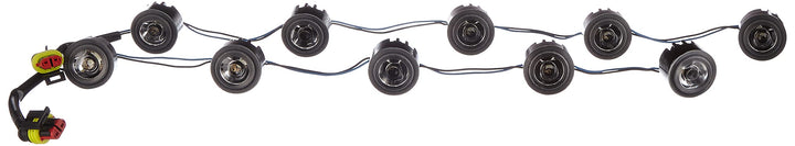 HELLA - LED-Tagfahrleuchtensatz - LEDayFlex - 12/24V - rund - Einbau - Lichtscheibenfarbe: glasklar