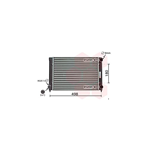 VAN WEZEL 58002040 Kühler, Motorkühlung