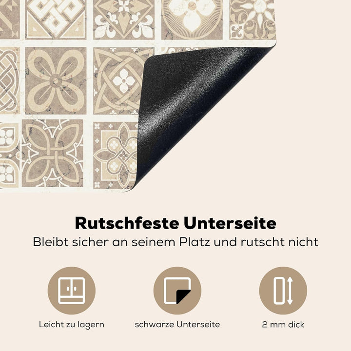 Herdabdeckplatte Einteilig Ceranfeld Abdeckplatte für Induktionsschutz Ceranfeldabdeckung Vinyl Herd