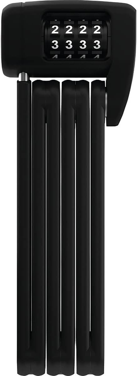 ABUS Faltschloss Bordo Lite 6055C - mit SR-Halterung - Extra-leichtes Zahlenschloss, ideal für Rennr