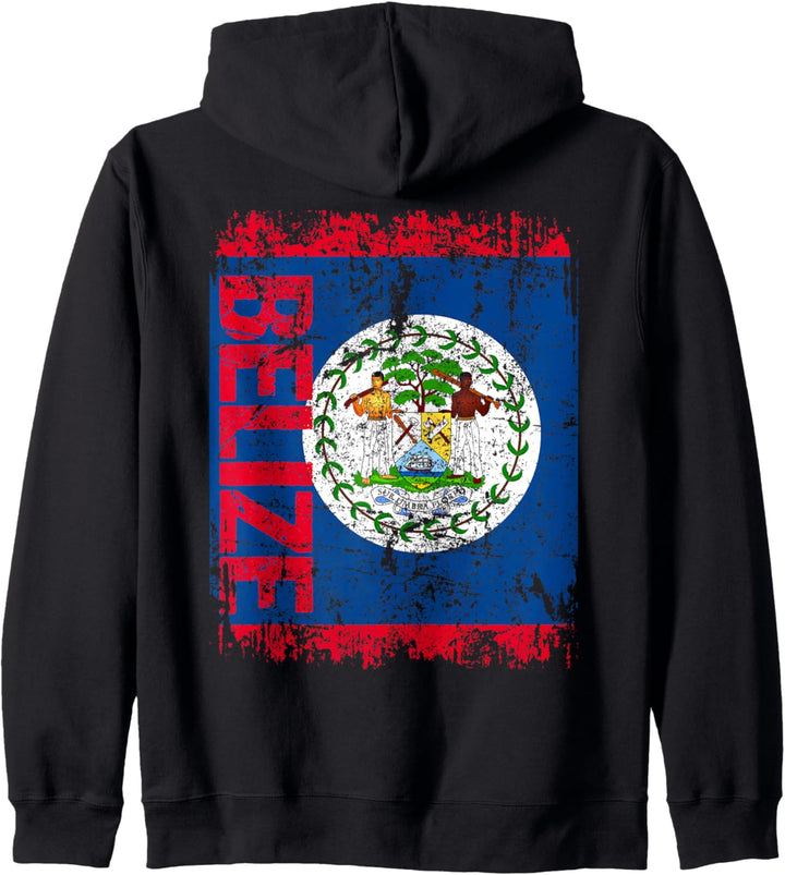 BELIZE Flagge | Damen Herren Kinder BELIZE Kapuzenjacke
