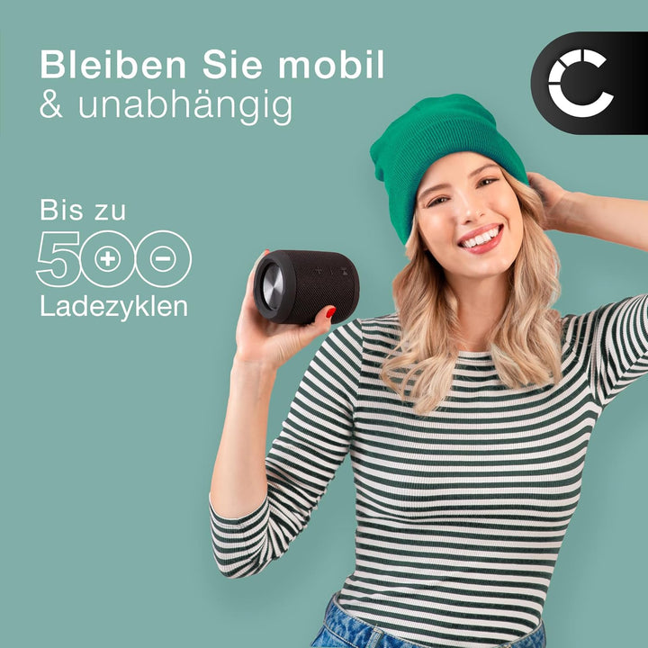 CELLONIC, Lautsprecherakku kompatibel mit Teufel ROCKSTER GO 2 (5200mAh, 3.7V) Ersatzakku GSP1029102