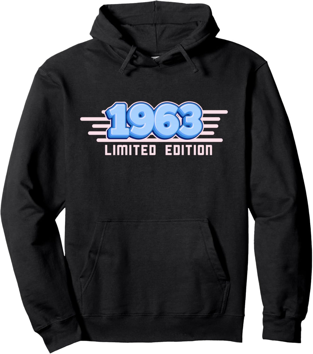 63. Geburtstag Mann Frau 63 Jahre 1961 Deko Lustig Geschen Pullover Hoodie