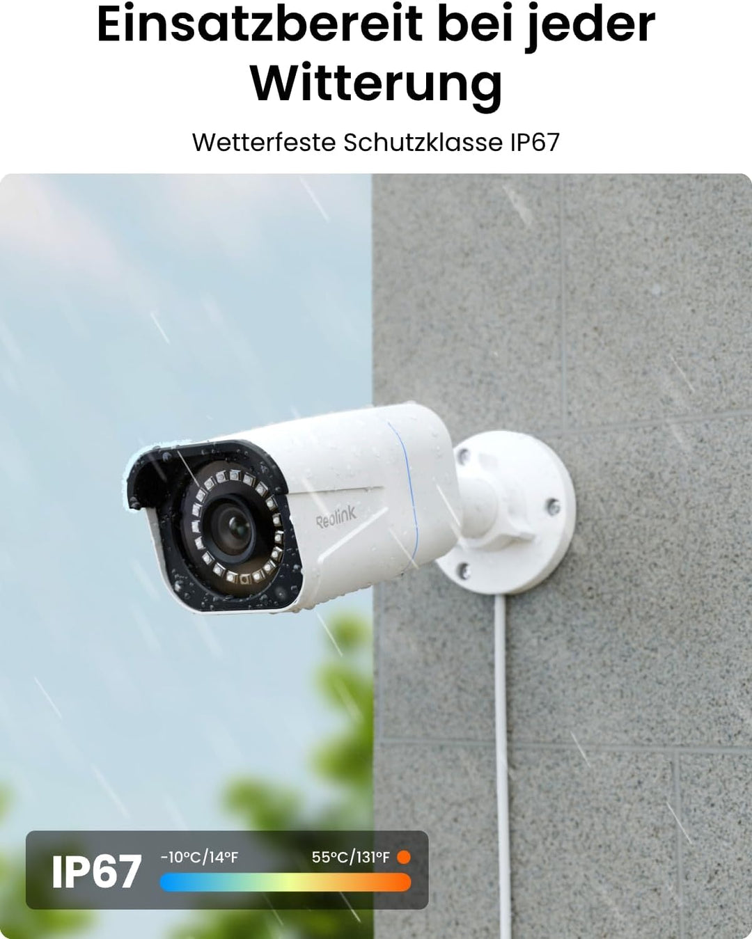 Reolink 4K Überwachungskamera Aussen Set, 8CH Videoüberwachung mit 4X 8MP PoE IP Kamera und 2TB HDD