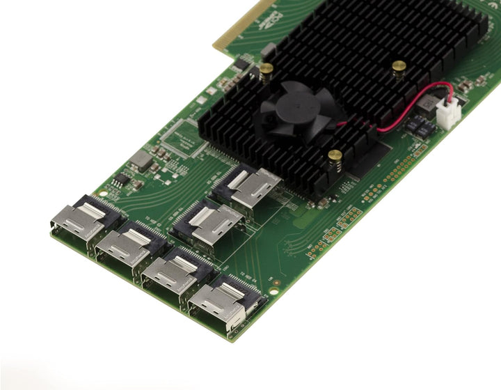 KALEA-INFORMATIQUE PCIe 2.0 SAS 6GB Controller-Karte mit 24 internen Ports. OEM-Modell SAS 2008 + SA