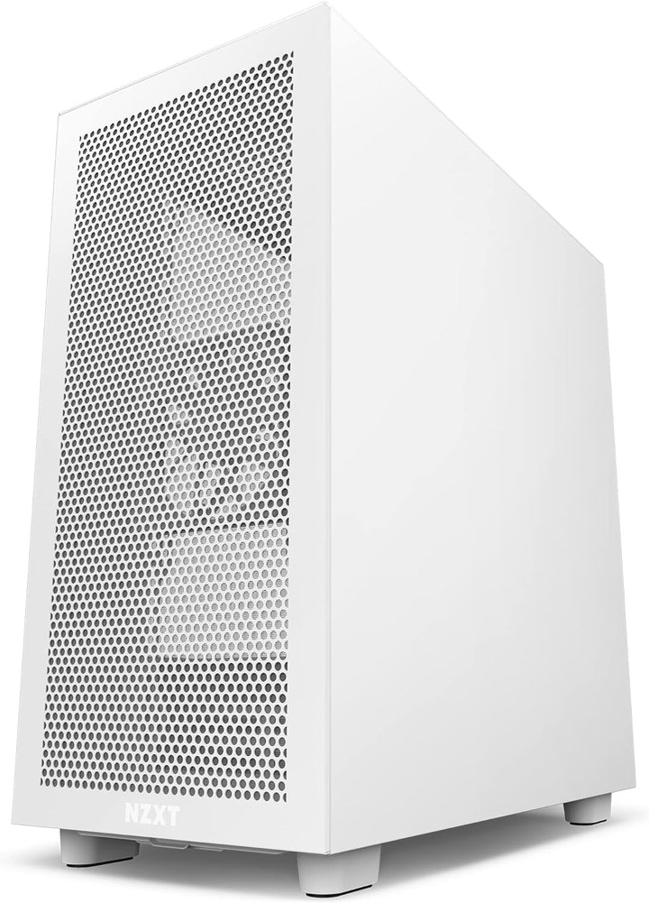 NZXT H7 Flow - CM-H71FW-01 - ATX Mid-Tower Gaming PC-Gehäuse - Front USB-C Port - Mesh Front- & Temp