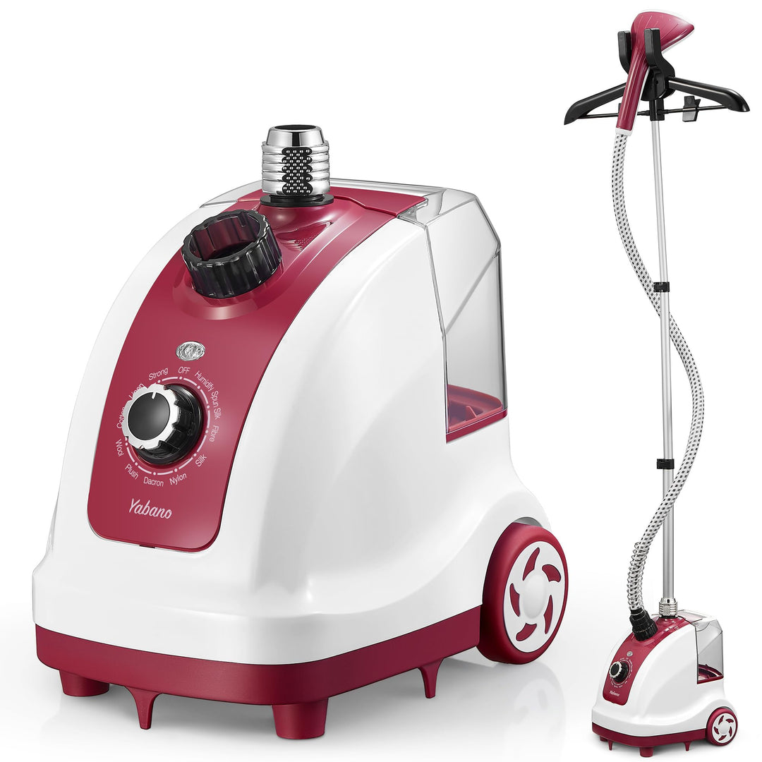 Yabano Dampfglätter & Vertikaler Steamer, 1950W Professioneller Kleiderdampfer, 40 g/min Konstanter
