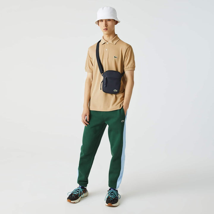 Lacoste Herren Polo-Shirt Kurzarm YH4801, Männer Polo-Hemd,3 Knopf,Regular Fit Poloshirt XS Beige (V
