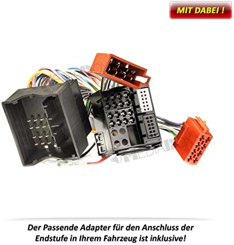 ESX QS-TWO-ISO 2-Kanal Auto/KFZ Plug &amp; Play Upgrade Verstärker/Endstufe kompatibel mit MERCEDES - II