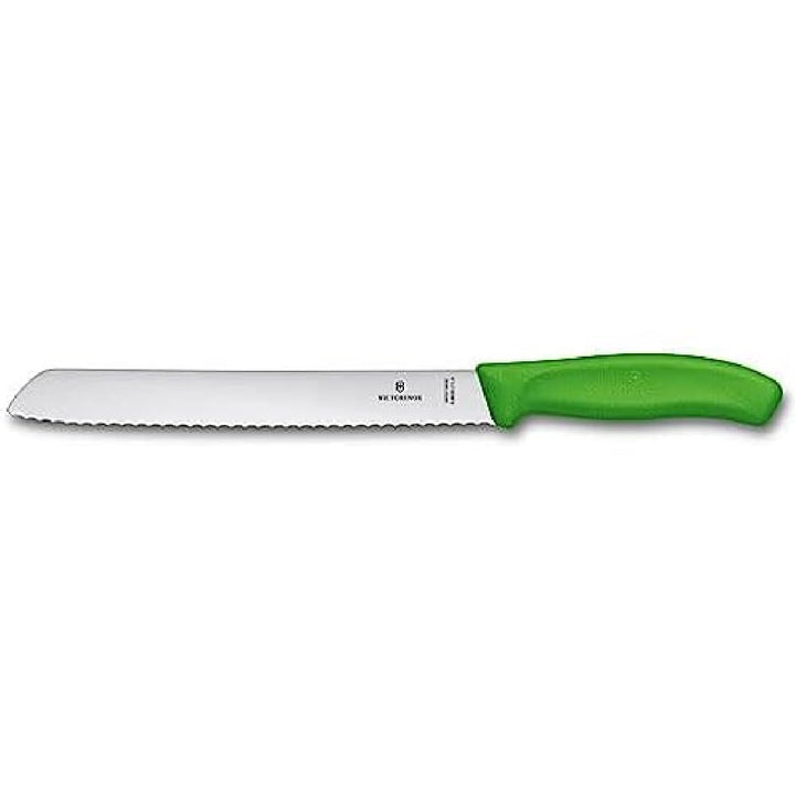 Victorinox, Swiss Classic, Profi Brotmesser, Extra Scharfe Klinge, Wellenschliff, 21 cm, Robuster Ku