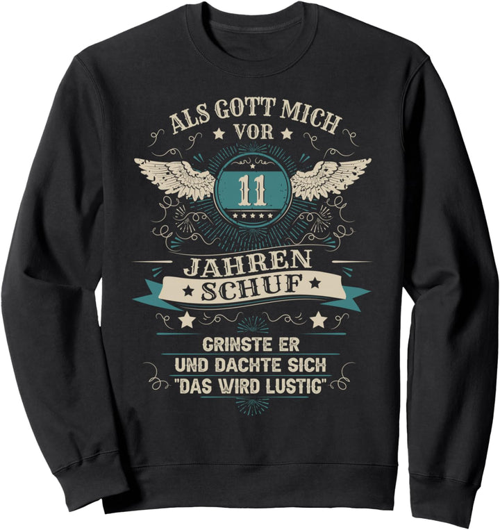 11. Geburtstag Junge Mädchen 11 Jahre 2013 Lustig Geschenk Sweatshirt