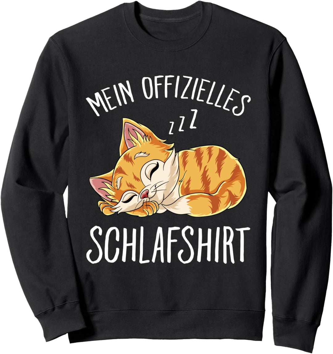 Mein Offizielles Schlafshirt Katze Sweatshirt