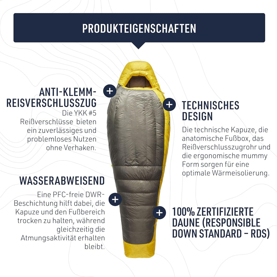 Sea to Summit Spark Down Schlafsack Long 15 Grad, Long 15 Grad