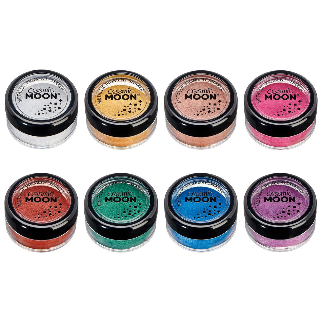 Cosmic Moon - Metallic-Pigmentstreuer - 5g - Set mit 8 Farben