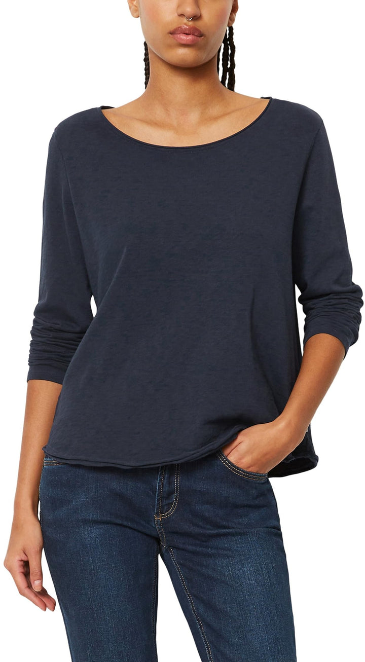 Marc O'Polo Damen B01226152199, T-Shirt XXL Blau, XXL Blau