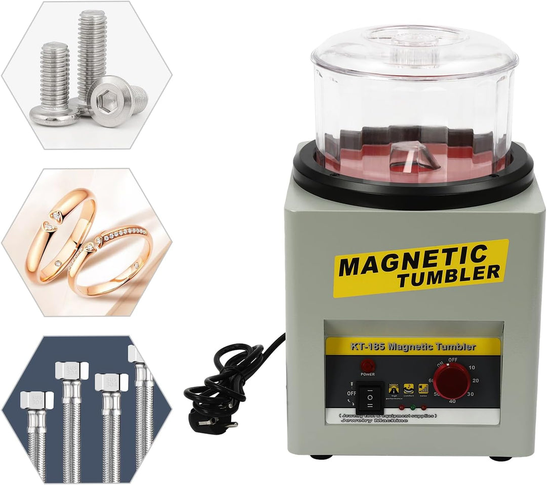 Magnetischer Tumbler, 2000 RPM Schmuck Poliermaschine und Finisher Maschine mit Timing-Funktion, Sch