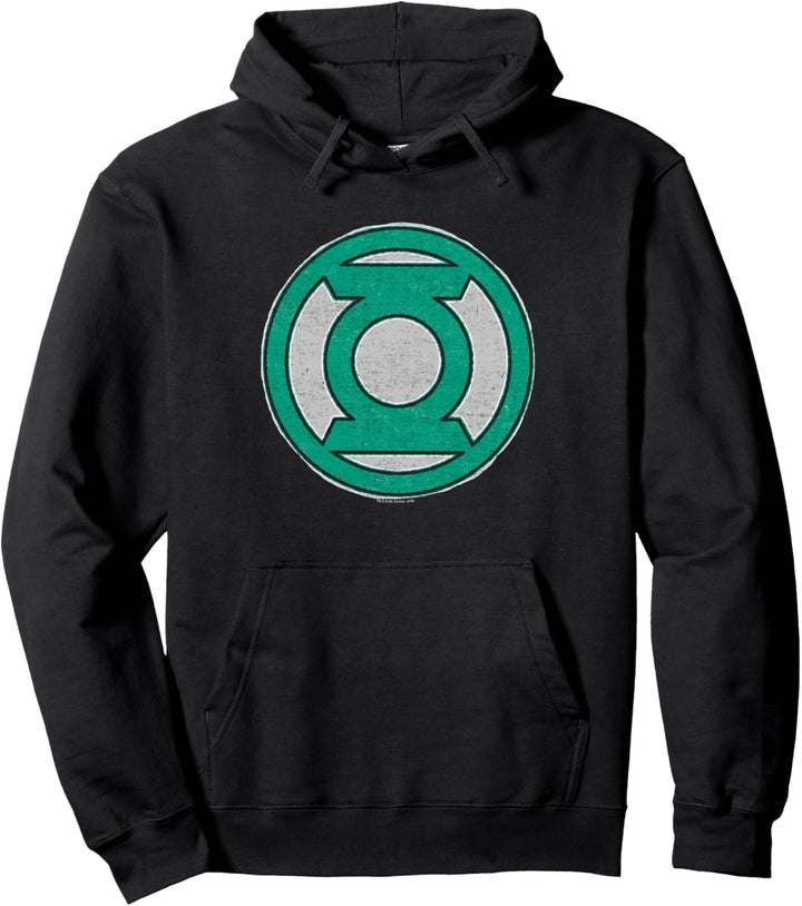 Green Lantern Hand Me Down Black Pullover Hoodie