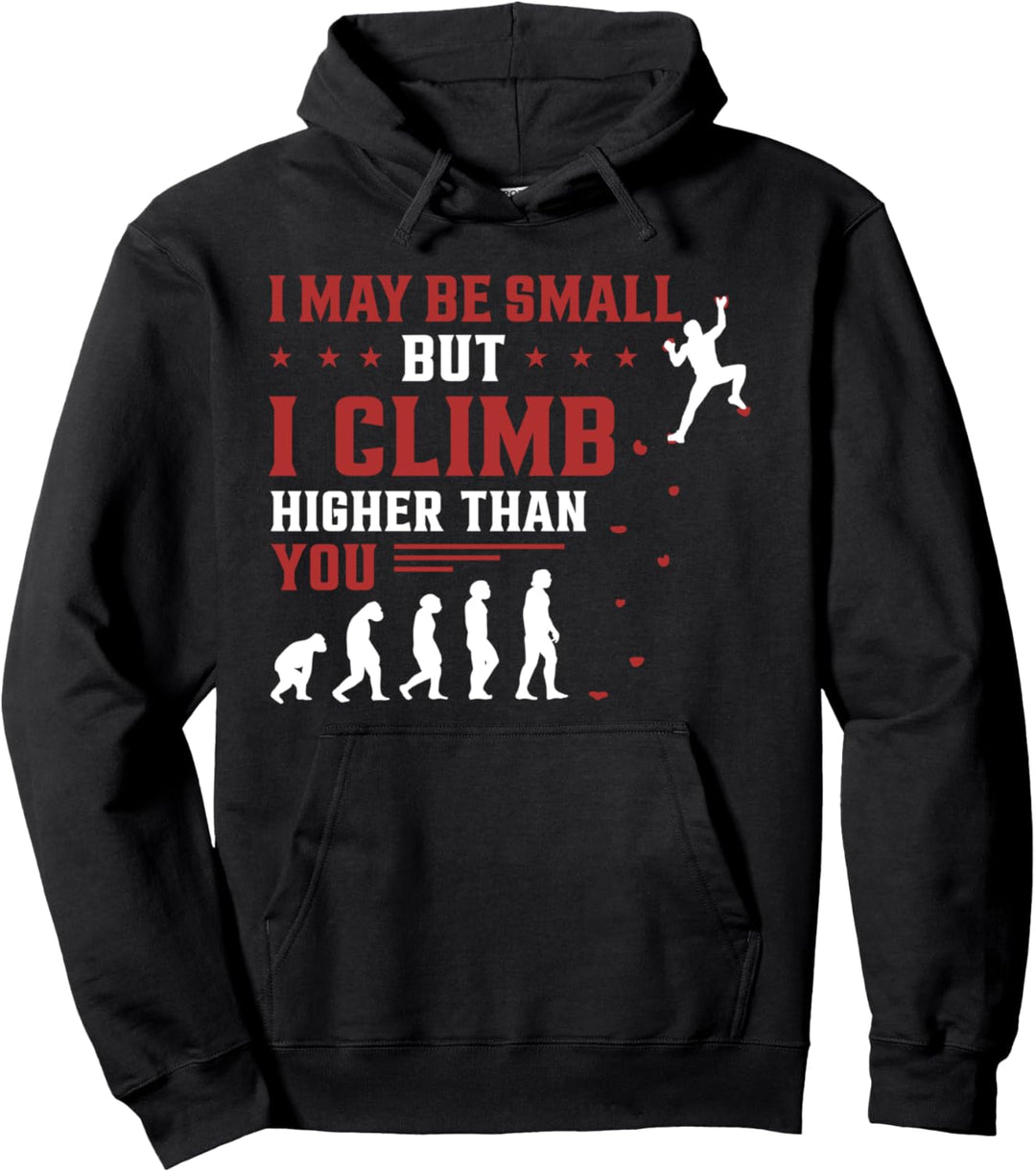 Vintage Climbing Bouldering Kletterer Fels Klettern Pullover Hoodie