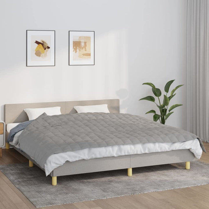 Furniture Select Gewichtsdecke grau 155x220cm 11kg Stoff