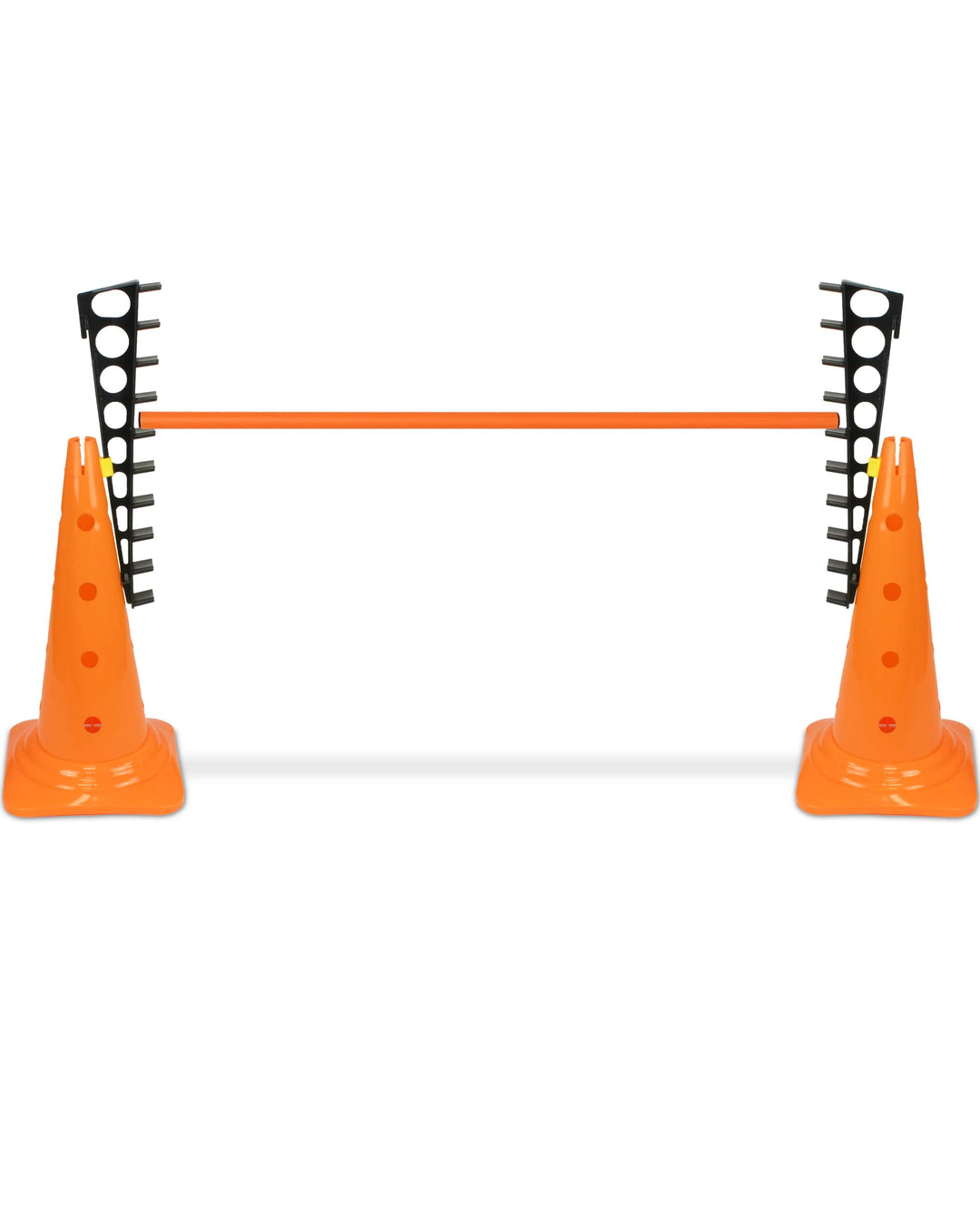 Kombi Leiterhürde 50 mit Stange 100 cm – Parcours-Hindernis für Agility-Training – Sprung- & Slalom-