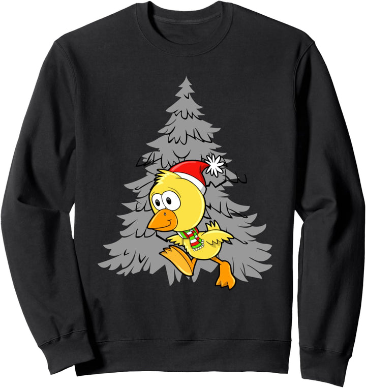 lustiges Hühnerdesign, Weihnachten weihnachtsbaum bekleidung Sweatshirt