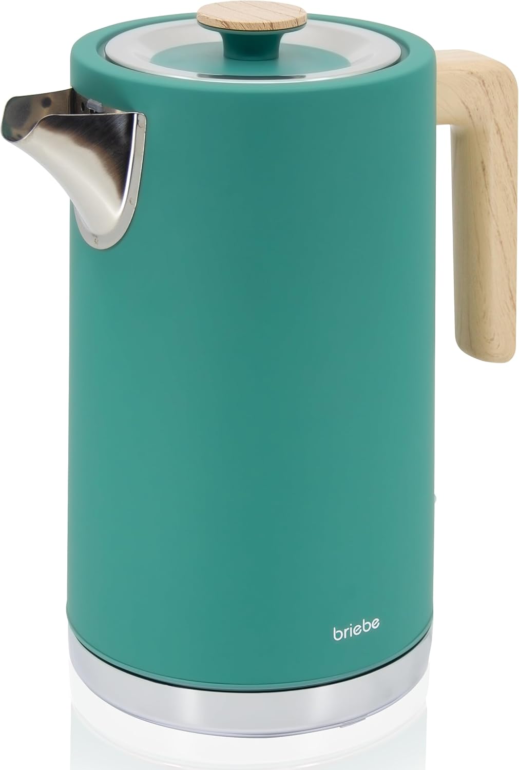 briebe Nordic Wasserkocher 1,7L Elektrischer Teekocher 2200W Schnell Aufheizender, BPA-frei, 360° So
