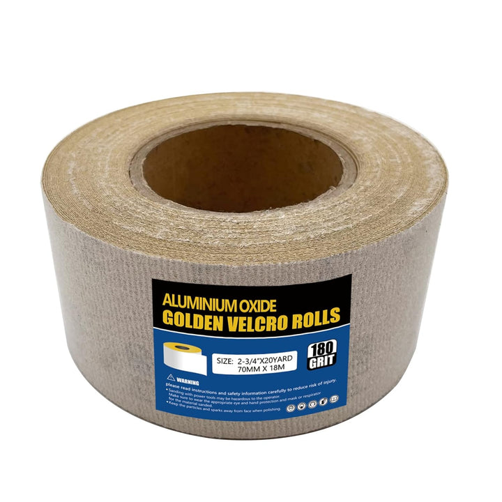 Schleifpapierrolle mit 7cm x 18m Aluminiumoxid Klettverschluss Schleifpapier Schleifpapier für Holzm