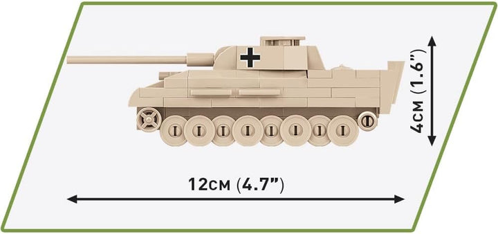 COBI Panzer V Panther, Einheitsgrösse