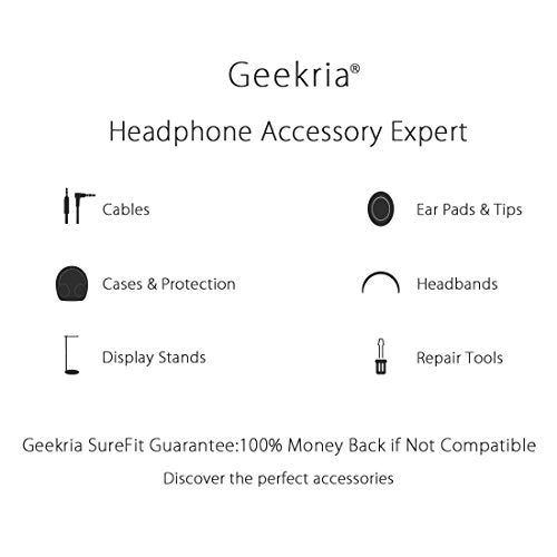 Geekria Apollo Upgrade Audiokabel für Sennheiser HD600, HD650, HD580, HD525, HD565, Upgrade-Kopfhöre