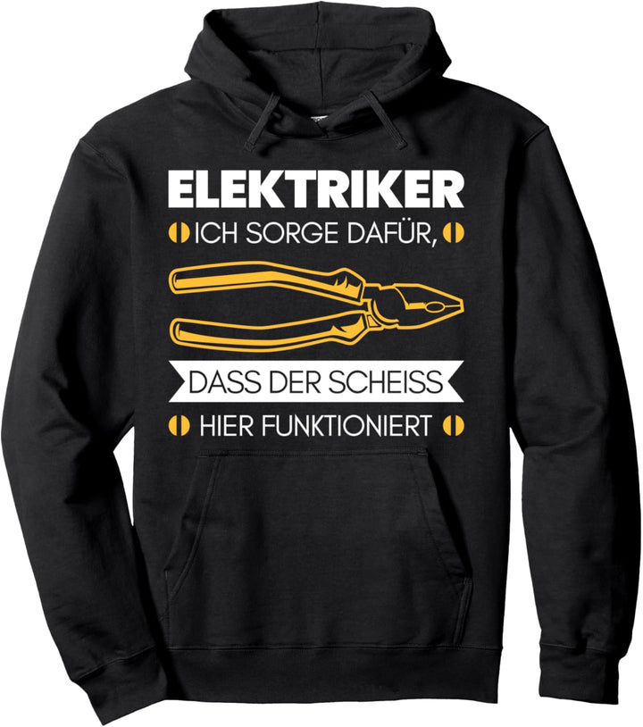 Elektriker Handwerker Elektromeister Pullover Hoodie