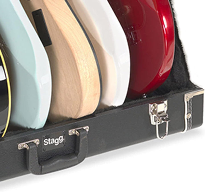 Stagg GDC-6 Universal Gitarren-Standkoffer für 6 Gitarren