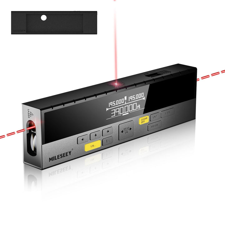 MiLESEEY DP20 Pro Laser Entfernungsmesser Bilateral, Laser Messgerät mit Mittleren Laser Referenz, W