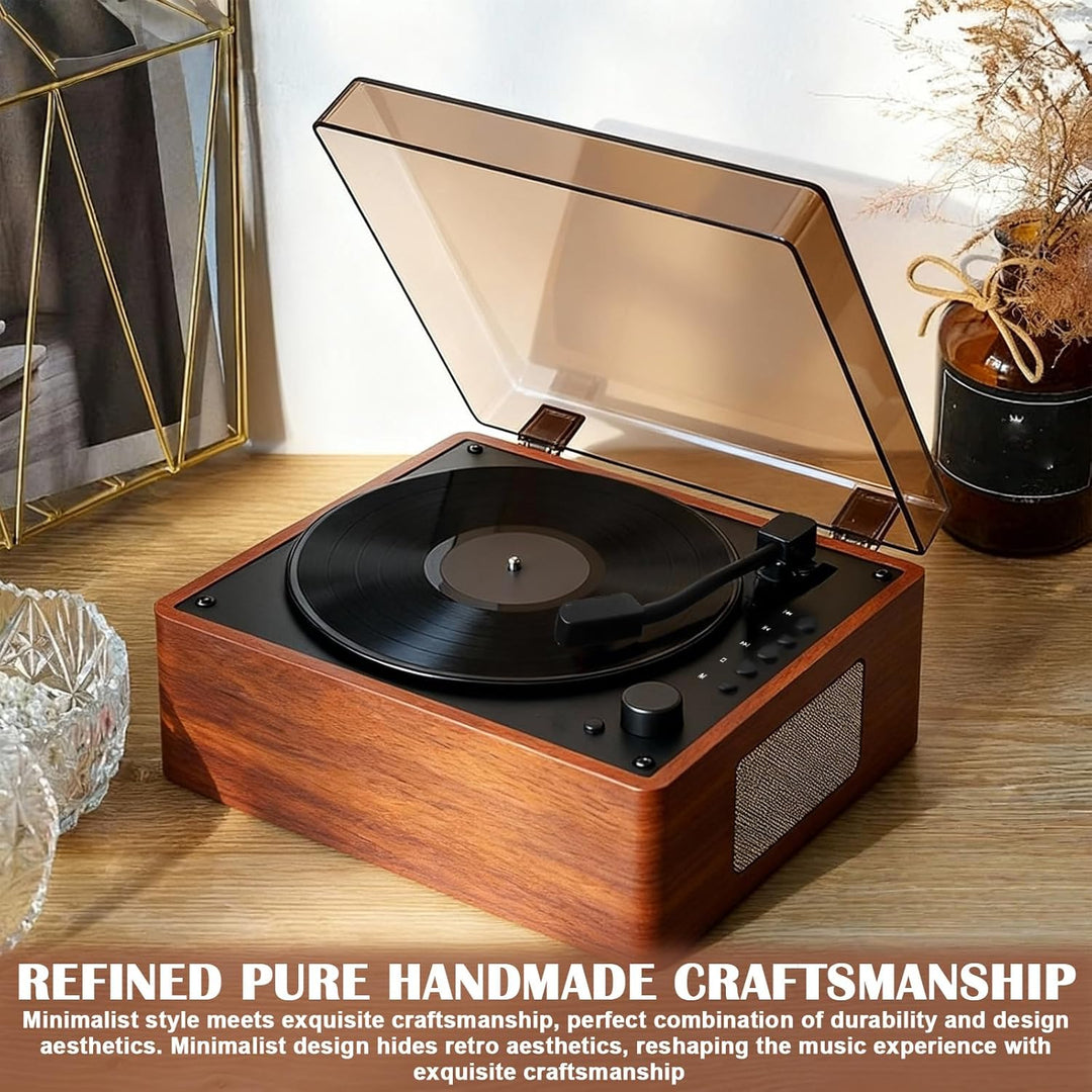CD Player Tragbar mit Bluetooth 5.1, Retro CD-Player mit Dual Stereo Lautsprecher Fernbedienung Wied