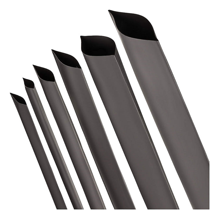ISOLATECH Schrumpfschlauch Meterware schwarz ohne Kleber Ø 70mm 10 Meter Schrumpfverhältnis 2:1 Set