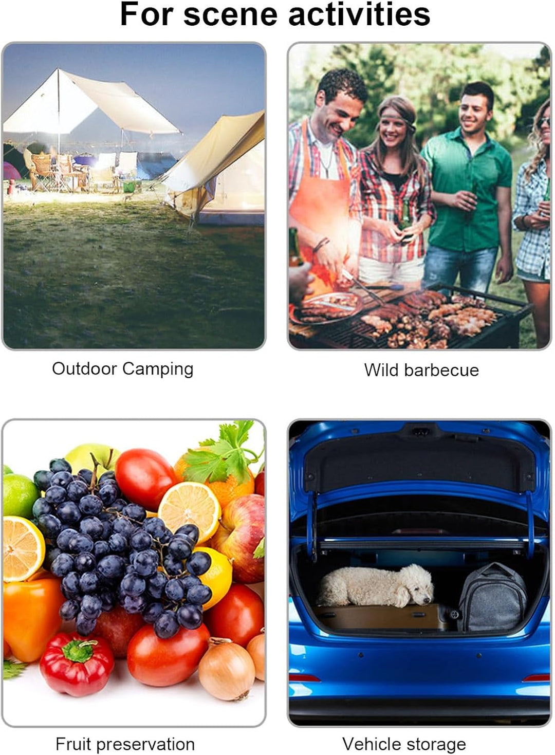 Rollender Kühlerer, 43L Isoliertasche Picknicktaschen, Wasserdichte Isolierte Kühltasche mit Griff u