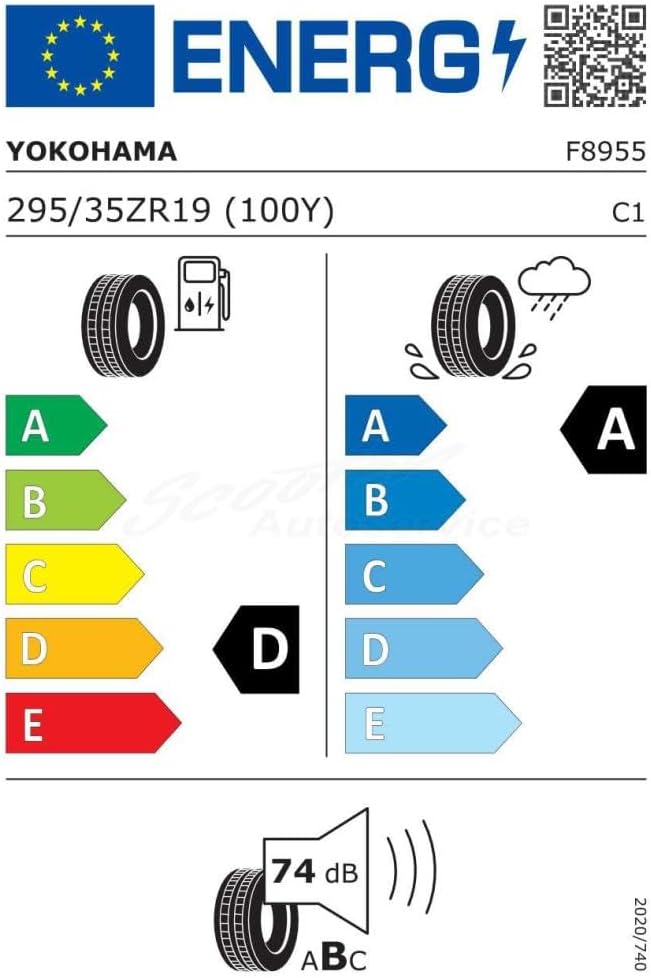Yokohama Advan Sport (V105) RPB - 295/35R19 100Y - Sommerreifen