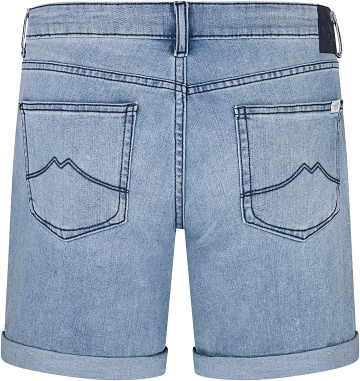 MUSTANG Damen Shorts Bermuda Kurze Jeans Hose Regular Jeansshorts Hotpants Basic Denim Stretch Baumw