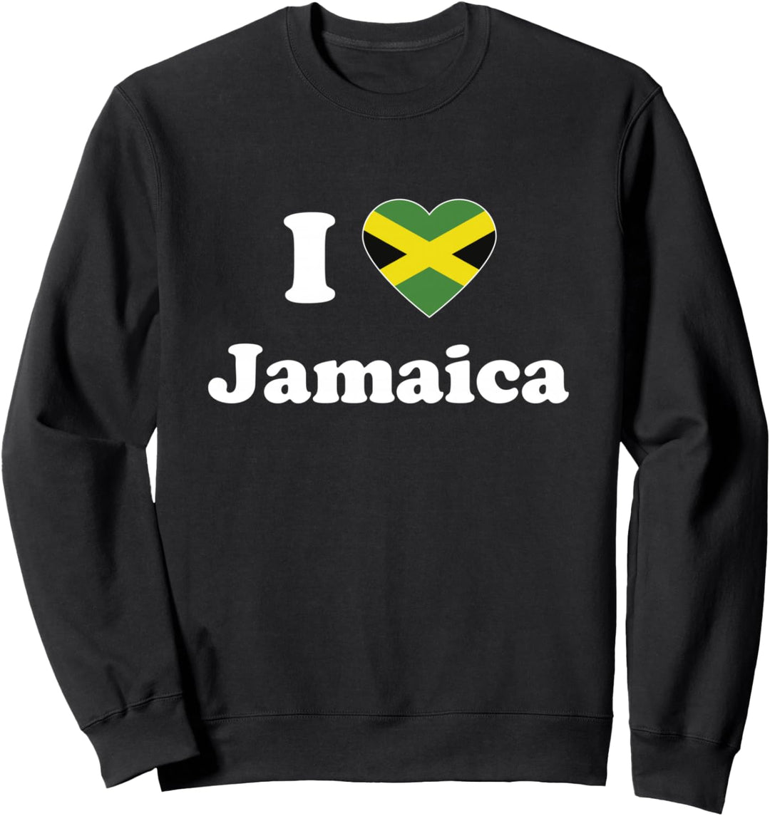 I Love Jamaica I Heart Jamaica Jamaican Sweatshirt