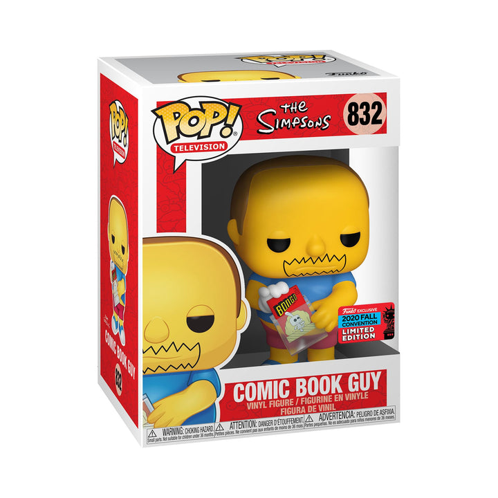 Funko Pop! Animation: The Simpsons - Comic Book Guy - Vinyl-Sammelfigur - Geschenkidee - Offizielle
