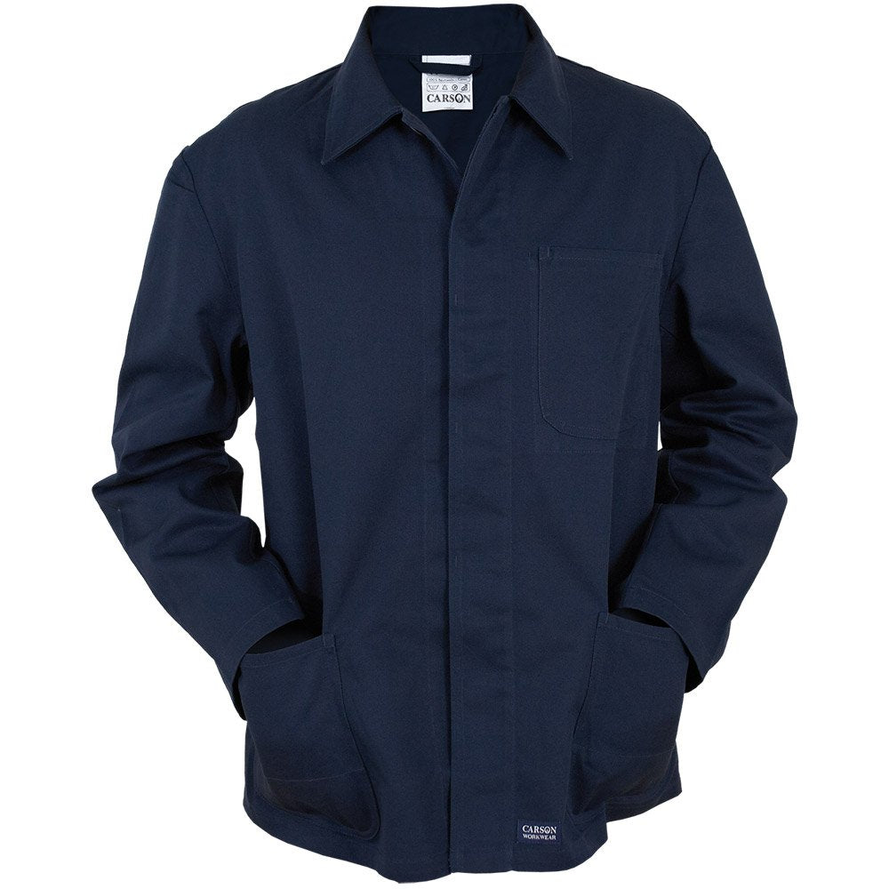 Carson Classic Workwear Arbeitsjacke aus reiner Baumwolle, 1 Stück, 56, marine, KTH709J.HY
