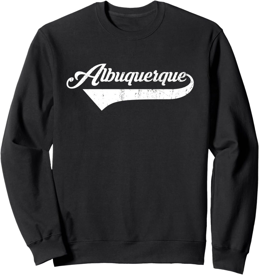 Albuquerque Stadt New MexicoVintage Retro Style design Sweatshirt