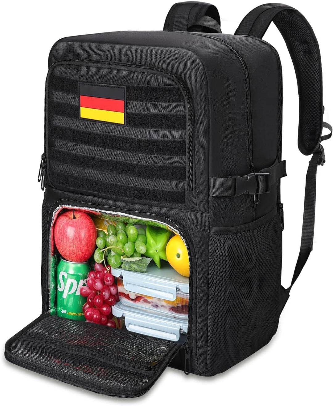 BERTASCHE Lunch Rucksack, Arbeit Rucksack mit Isoliertem Kühlfach, 17,3 Zoll Laptop Rucksack für Her