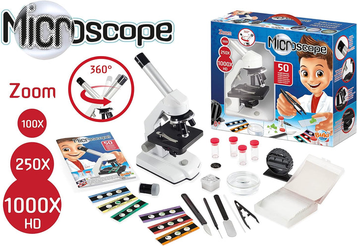 Buki - MR600 - Mikroskop 50 Experimente Single, Single