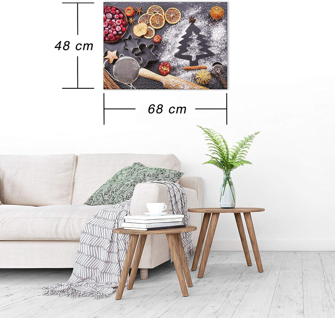 Ulmer Puzzleschmiede - Puzzle Winter-Genuss - Klassisches 1000 Teile Puzzle für die kalte Jahreszeit